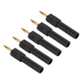 thumbnail image 1 of 5Pcs Convert Banana Plug Strong Connectivity  Conductivity 2mm To 4mm Conversion Banana Plug PA Brass 30Vac-60Vdc Inverters/ Ships/ Automobiles/ Computers/ Game Consoles, 1 of 8