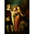 thumbnail image 2 of George Romney 11x14 Gold Ornate Wood Frame and Double Matted Museum Art Print Titled - The Hartley Children (Between 1781 and 1783), 2 of 4
