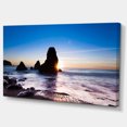 thumbnail image 2 of Coucher de Soleil à Rodéo Plage Panorama - Tableau sur Toile Bord de Mer, 2 of 3