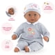 thumbnail image 2 of Corolle Bébé Calin Marius Boy Baby Doll - 12 Soft Body Doll with Gray Outfit, Sleeping Eyes That Open and Close, Vanilla Scented, Mon Premier Poupon Collection for Ages 18 Months and up, 2 of 5