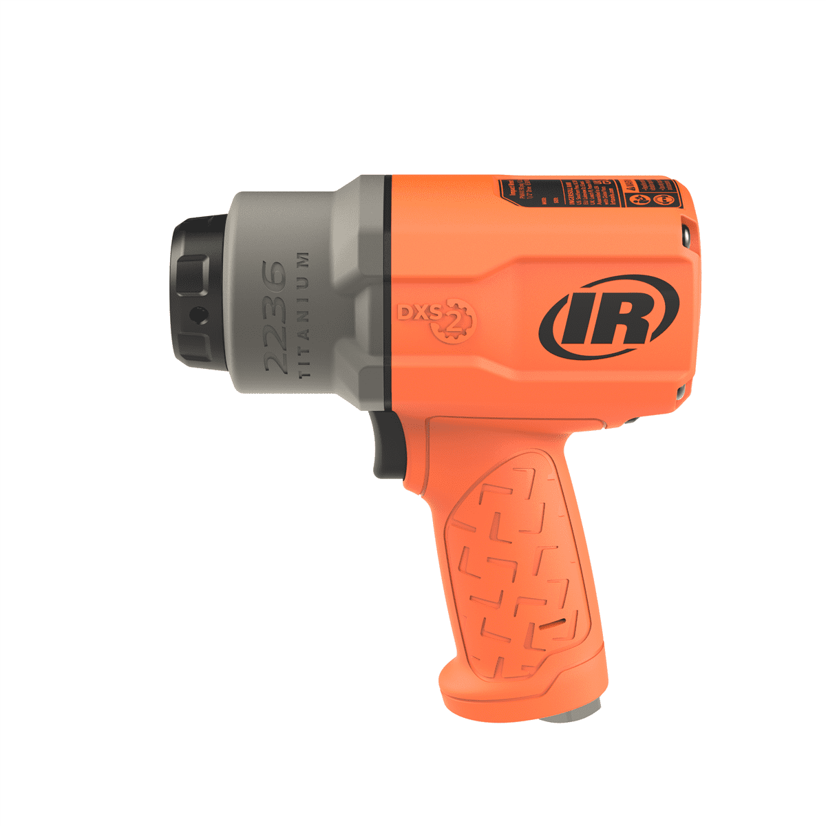 Ingersoll Rand DXS2 1/2" Air Impact Wrench, Friction Ring Retainer, Orange