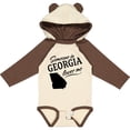 thumbnail image 3 of Inktastic Someone in Georgia Loves Me Boys or Girls Long Sleeve Baby Bodysuit, 3 of 5