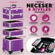 thumbnail image 2 of Comestiquera Profesional Divitech® Maletín 4 niveles Morado, 2 of 8