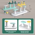 thumbnail image 5 of Ganchos adhesivos de pared, ganchos adhesivos para colgar ganchos de pared, ganchos adhesivos impermeables, para baño, ducha, puerta, cocina, exteriores, mejoras para el hogar, gancho adhesivo (amaril, 5 of 5