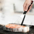 thumbnail image 6 of Silicone Fish Spatula Turner, Slotted Turner for Cooking, Stainless Steel Slotted Spatula with Silicone Edge, Fish Turner Spatula for Non Stick Frying Pan, 12.99 inch Flexible Turner, Thin Spatula, 6 of 7