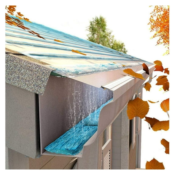 EasyOn Stainless Steel 36' Gutterguard - Fits 5" Gutters