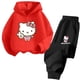 thumbnail image 4 of Traje deportivo de ocio para niñas de 3 a 14 años de Hello Kitty, serie de dibujos animados Kawaii, moda de otoño e invierno, 4 of 4