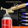 thumbnail image 2 of Portable Camping Metal Flame Gun-Welding Gas Torch Lgnition Heating, 2 of 7