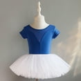 thumbnail image 2 of Justaucorps de Ballet pour Filles, Robe Tutu pour Filles avec Jupe Attachée, Tenue de Danse Sans Manches à Col Rond, Polyester Extensible Doux pour Pratique, Récitals, Usage Quotidien, 2 of 5