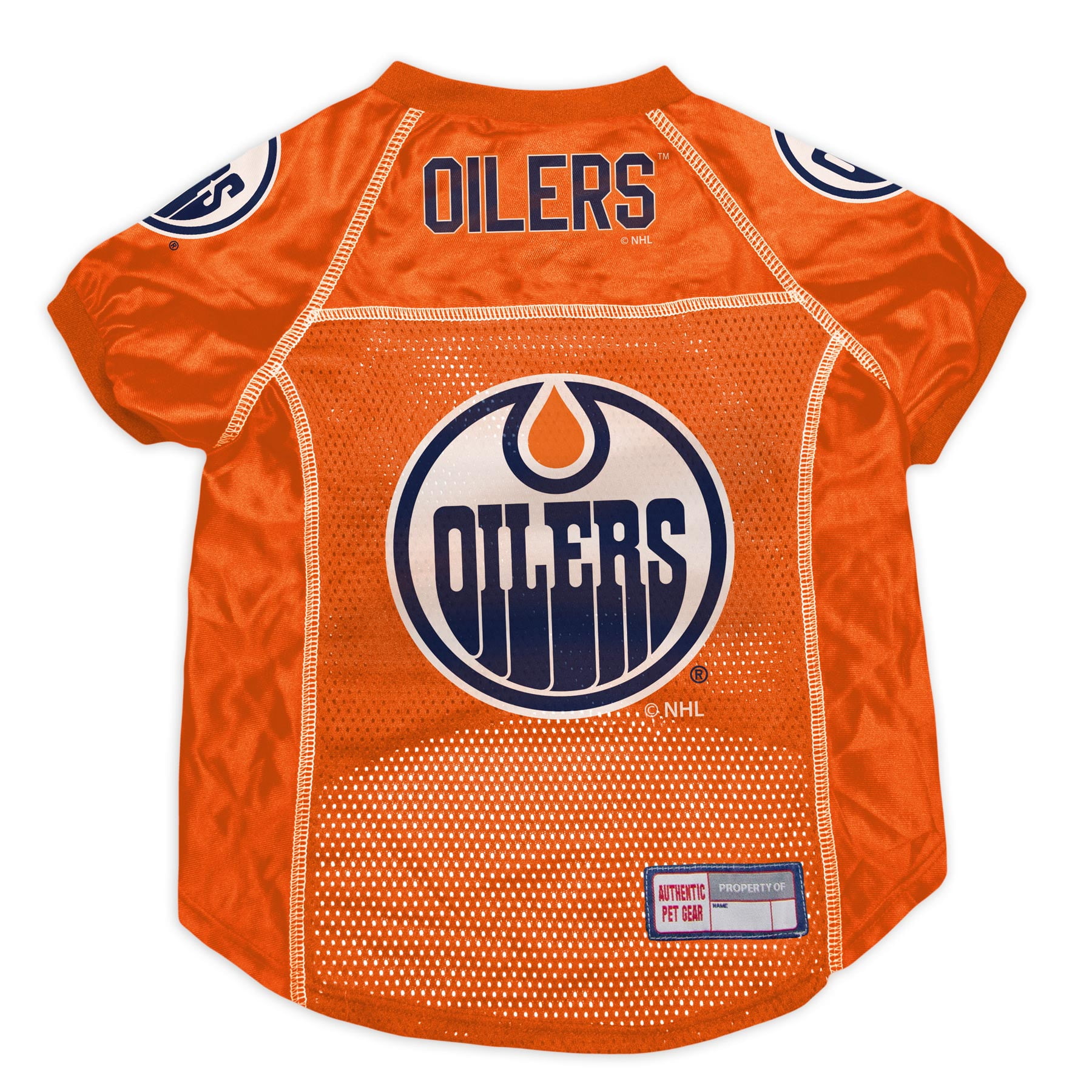 oilers dog jersey