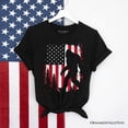 thumbnail image 6 of Bigfoot American Flag T-Shirt, Patriotic Sasquatch Tee, 6 of 6