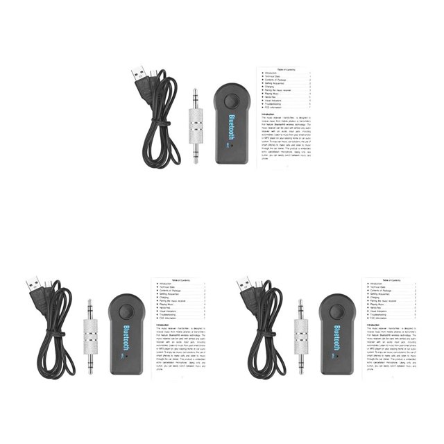 Sidaley Receptor Adaptador inalámbrico de recepción de 3,5 mm Compatible con Bluetooth 5.0 Dispositivo universal Receptor de señal inalámbrica Type1