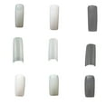 thumbnail image 2 of VONKY 500pcs Full Cover/Half Tips/French Style Acrylic Artificial False Nails Women Fake Nails Tips, 2 of 9