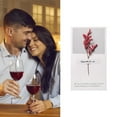 2024 New Dried Flower Greeting Cards Valentines Gift for Boyfriend