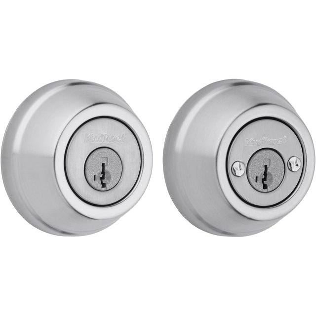 Deadbolt Kwikset 785 26D SMT 6AL STRKP K3 2 cilindros - Cromo satinado