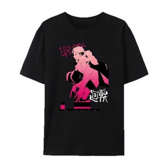 QingYee Japanese Anime JUJUTSU KAISEN JJK's Characters Graphic Cotton Short Sleeve T Shirt
