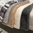thumbnail image 7 of CJC Luxury 1000GSM Faux Fur Throw Blanket Super Heavy Warm Cozy Blankets for Couch Bed Sofa Plush Elegant Soft Reversible Blanket for Living Room Bedroom, 7 of 7