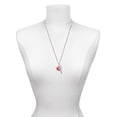 thumbnail image 3 of Delight Jewelry Silvertone Red Fire Department Shield with Axes Silvertone Sisters Best Friends Forever Bar Charm Necklace, 23", 3 of 4