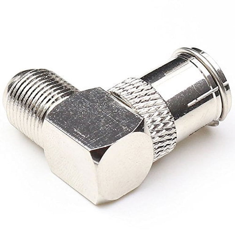 Adaptador Coaxial RF Tipo F Tornillo Macho A TV Conector