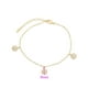 thumbnail image 2 of Hermosa Pulsera Dijes Flor Swarovski Para Dama Oro 14K Lam dorado Unitalla, 2 of 7