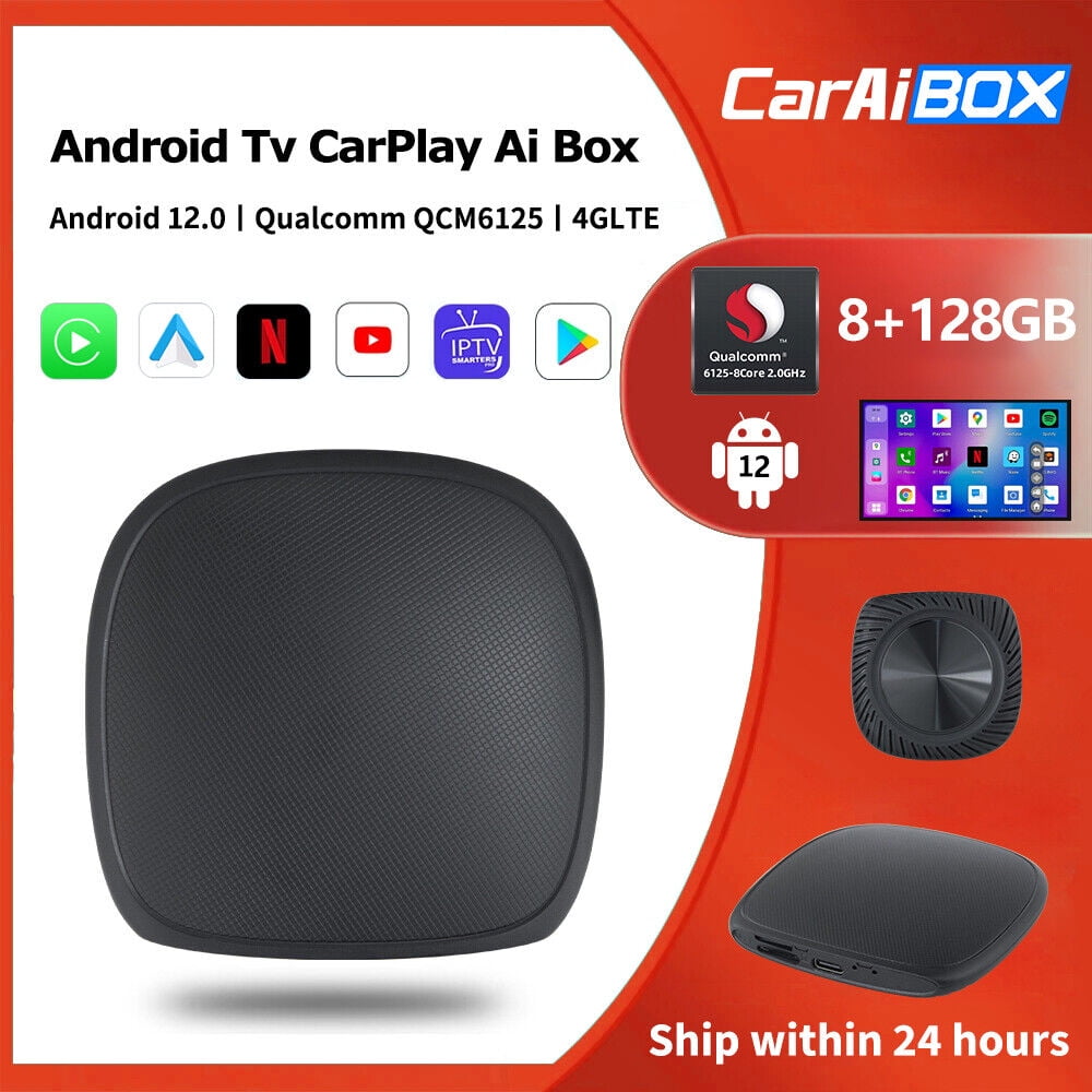 Android 11 CarPlay AI Box 2023, 3+32G, Multimedia Video Box