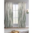 thumbnail image 2 of Sage Green Vintage Sheer Curtains 84 Inch Length 2 Panels Set for Living Room/Bedroom, Stripes Painting Retro Abstract Art Kitchen Curtains Grommet Semi-Sheer Curtains Window Treatments 52"x84"x2, 2 of 7