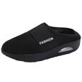 thumbnail image 3 of Womens Slip on Sneakers Open Back Shoes Comfort Walking Shoes Breathable Slippers Closed Toe Slides, 3 of 5