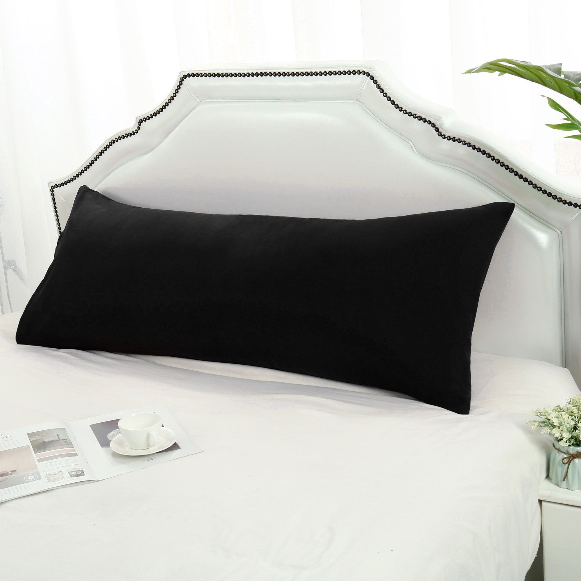 Details about   2x Faux Silk Pillow Cases Only Pillow Cover Zipper Plain Bedding Home Decor 