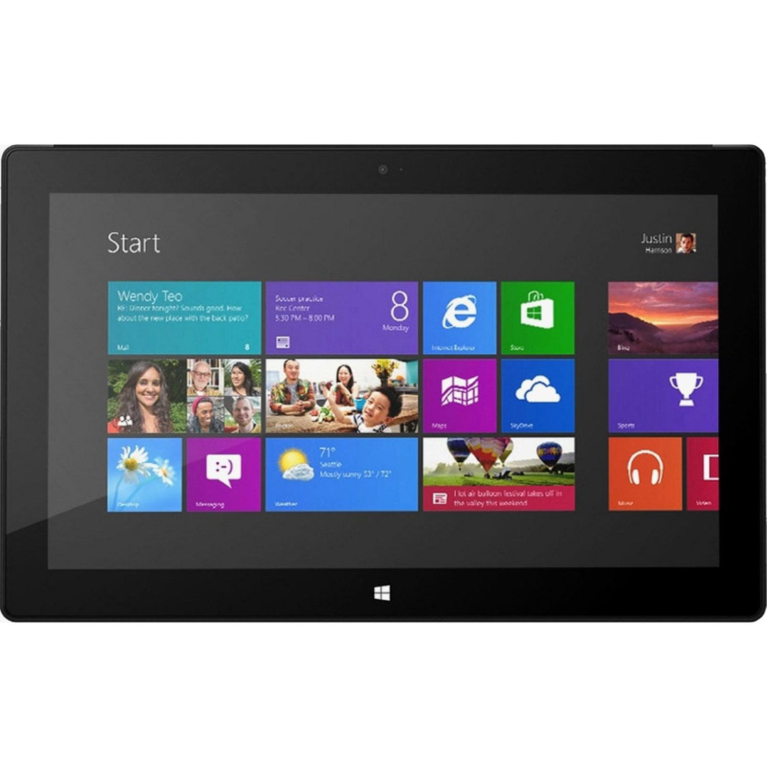 hverdagskost overvældende Uretfærdig Restored Microsoft Surface Pro 9SR-00001 10.6" 64GB Dark Titanium Tablet  (Refurbished) - Walmart.com