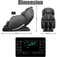 Real Relax Full Body Zero Gravity Massage Chair, SLTrack Shiatsu Thai