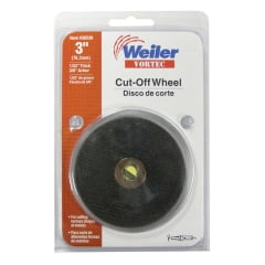 

2PC Weiler Weiler - 36536 - Vortec 3 in. Dia. x 3/8 in. Aluminum Oxide Cut-Off Wheel 1/pc.