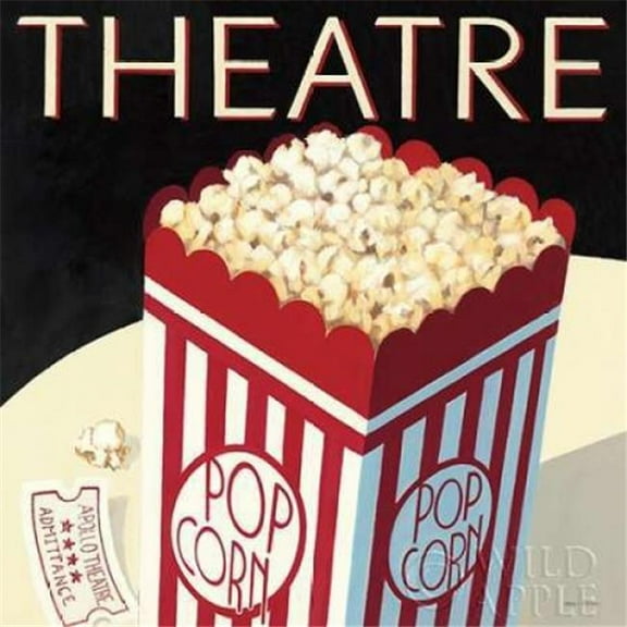 Wild Apple Graphics PDX13343LARGE Theatre Poster Print by Marco Fabiano, 24 x 24 - Large