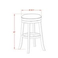 thumbnail image 5 of Home Square 30" Wood Backless Bar Stool in Linen White - Set of 3, 5 of 5