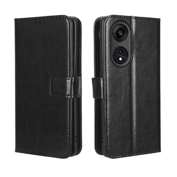 Funda tipo libro para OPPO Reno 8T 5G, cartera todo‑en‑uno, funda multifuncional con tarjetero y correa de muñeca desmontable