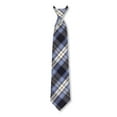 thumbnail image 1 of Cookie's Adjustable Banded Necktie with Clip - blue/white *plaid #76*, 16", 1 of 2