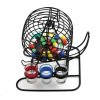 pitrice Jeu de Bingo Mini-Machine à Secouer KTV Jeu à Boire Jeu de Bureau Machine de Loterie Divertissement Cage de Bingo