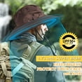 thumbnail image 7 of Sun Hats for Men, Wide Brim Fishing Sun Hat, Waterproof UPF 50+ UV Protection Caps with Drawstring Two Wearing Styles, Summer for Fishing Hiking Safari Outdoor, Brown, 7 of 7