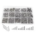 thumbnail image 1 of Surtido de sujetadores de acero inoxidable Sharpla Tornillos hueca hexagonal con caja de almacenamiento, 1 of 5