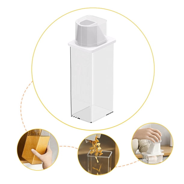 Xihbxyly Recipientes Herméticos para Almacenar Alimentos, Diseño Apilable, Frascos de Plástico Transparente, Tapas Seguras, Mantienen Los Alimentos Frescos Por Más Tiempo, Organizadores Que Ahorran E