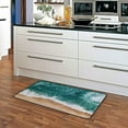 thumbnail image 5 of GZHJMY Ocean Beach Anti Fatigue Kitchen Floor Mat, Sea Beach Non Slip Absorbent Comfort Standing Mat Kitchen Runner Rug for Hallway Entryway Bathroom Living Room Bedroom 39 x 20 Inches, 5 of 6