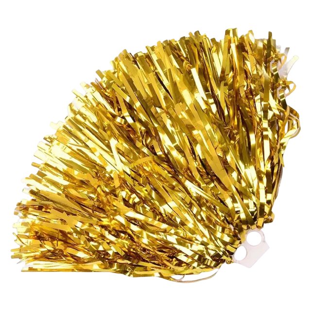 CSChome Cheerleading Flower Ball Dance Pompoms Fluffy PET Double Pass Cheerleader Hand Flower Ball Decoration