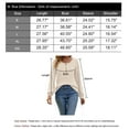 thumbnail image 6 of Button Up Blouses Tops for Women Elegant Lantern Long Sleeve T-Shirts Ribbed Knitted Tunic Tee Shermie, 6 of 6