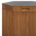 thumbnail image 4 of SAFAVIEH Rafaela Modern Hexagon Accent Table, Walnut/Black (20 in. W x 20 in. D x 20 in. H), 4 of 14