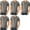 Charcoal Heather, variant on Fruit of the Loom Select Men's V-Neck T-Shirts Classic Fit Wicks Moisture Tagless 5-Pack Dungaree Blue Large