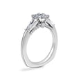 thumbnail image 3 of 0.90 Carat Brilliant Cushion Cut Genuine Diamond Three Stone Wonderful Ring for Ladies Solid 950 Platinum Size 10.5, 3 of 9