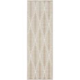 thumbnail image 2 of Nourison Casual 2' x 6' Beige Modern Indoor Rug, 2 of 7