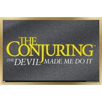 The Conjuring: The DeVil Made Me Do It - Logo Wall Poster, 22.375" x 34", Framed