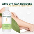 thumbnail image 2 of Clean + Easy After Wax Remover Oil with Wheat Germ, Post Wax Cleanser for Skin and Wax Residue, 16 Oz, 2 of 5