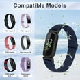 thumbnail image 5 of 3 Pack Vodtian Elastic Bands Compatible with Fitbit Inspire 3/Inspire 2/Inspire/Inspire HR/Ace 2/Ace 3, Soft Nylon Adjustable Wristband for Women Man, 5 of 7