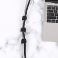 thumbnail image 5 of TeqHome 100Pcs Reusable Cable Ties 5.66in Black Cord Organization Straps Nylon Wire Management for Organizing Home, Office and Data Centers, 5 of 9